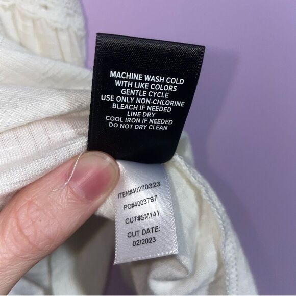 Torrid White Babydoll Blouse Top Women Size 1X Cottagecore Boho Soft Girl Casual - Picture 6 of 9